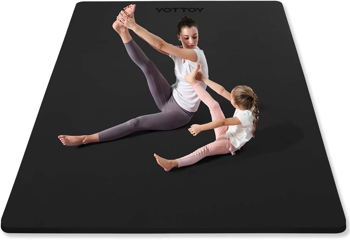 YOTTOY Large Yoga Mat – Spacious, Supportive & Slip - Resistant - YOTTOY